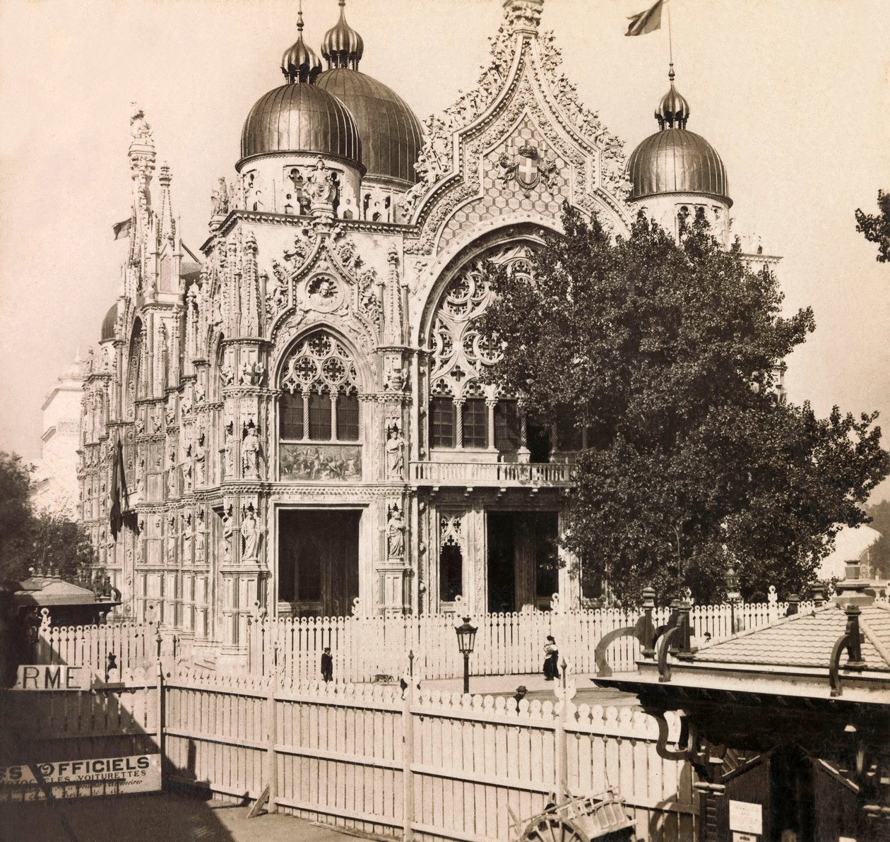 १९०० की सार्वभौम प्रदर्शनी - पेरिस में १९०० की सार्वभौम प्रदर्शनी: इटली का मंडप - निजी संग्रह द्वारा अनाम अनाम