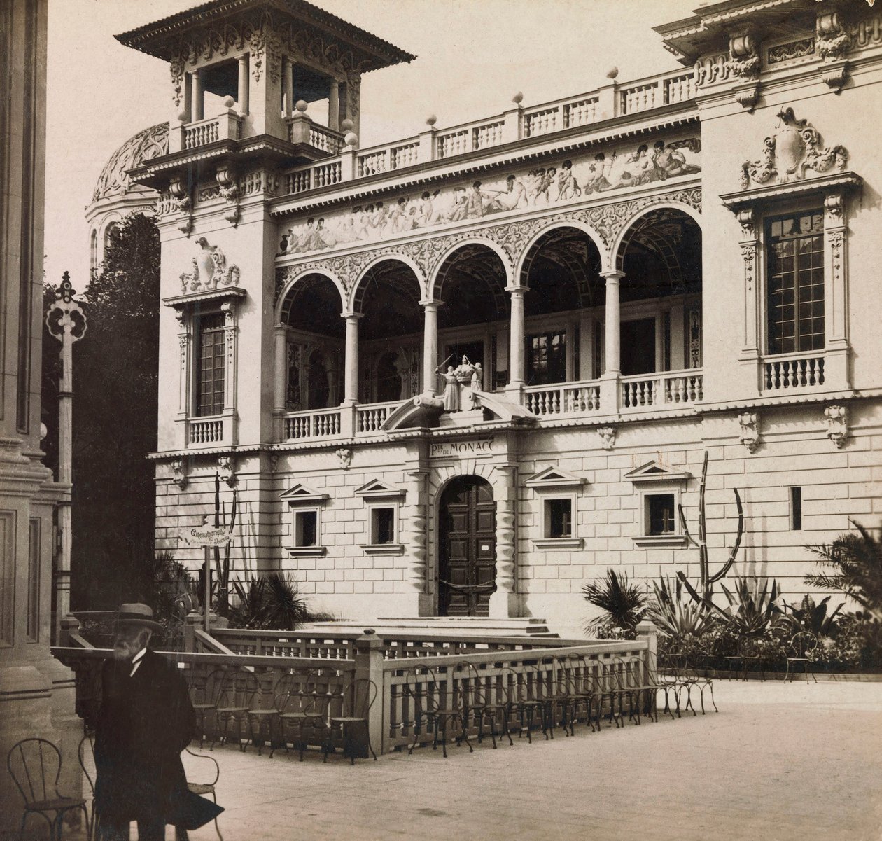 1900 की सार्वभौम प्रदर्शनी - पेरिस में 1900 की सार्वभौम प्रदर्शनी: मोनाको का मंडप - निजी संग्रह द्वारा अनाम अनाम