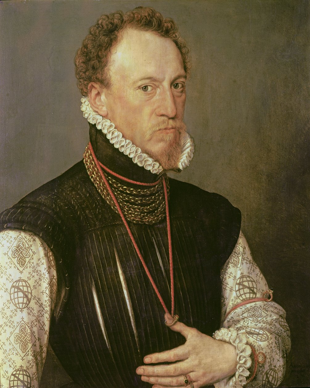 सर हेनरी ली (1533-1611), 1568 (पैनल) द्वारा एंथोनीस वैन डासॉर्स्ट मोर
