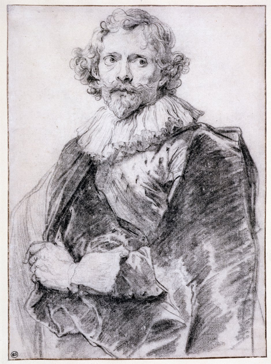लुकास वोर्स्टरमैन का पोर्ट्रेट (1595-1675), c.1631 द्वारा एंथोनी वैन डाइक