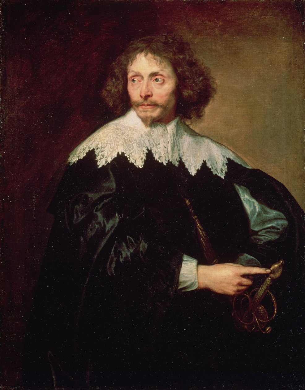 सर थॉमस चेलोनर (1595-1661) 1620 का चित्र द्वारा एंथोनी वैन डाइक