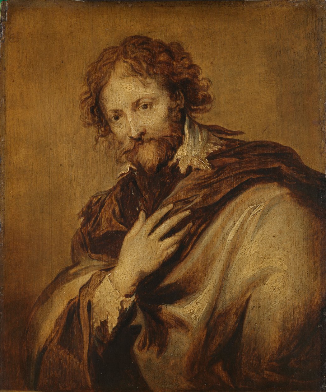 पीटर पॉल रूबेन्स (1577-1640) का चित्र, c.1630-50 (पैनल पर तेल) द्वारा एंथोनी वैन (बाद में) डाइक