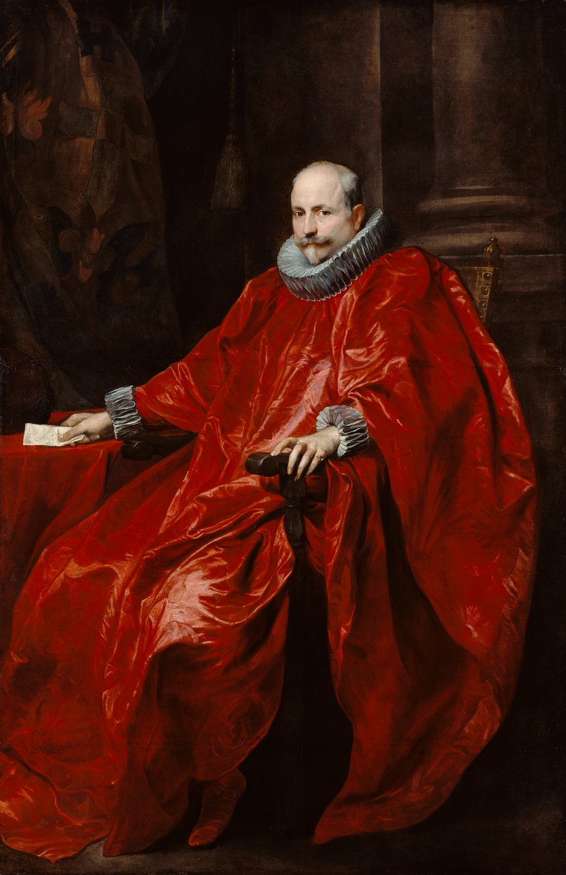 एगोस्टिनो पल्लविकीनी का चित्र, c.1621 (कैनवास पर तेल) द्वारा एंथोनी वैन डाइक