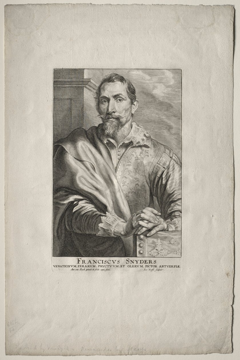 Frans Snyders का पोर्ट्रेट। द्वारा एंथोनी वैन डाइक