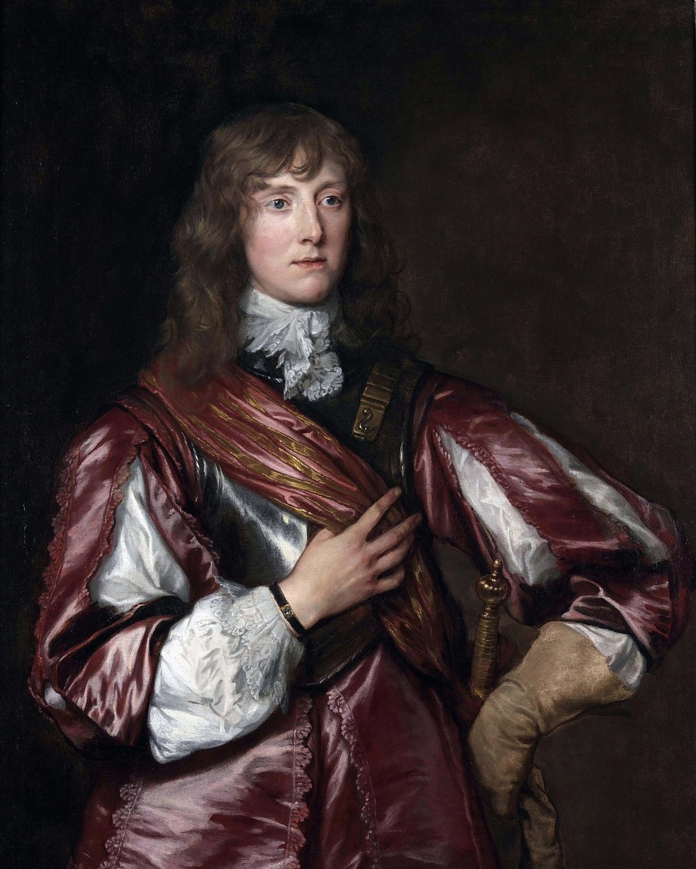 Portrait of John Belasyse, 1st Baron Belasyse.  द्वारा एंथोनी वैन डाइक
