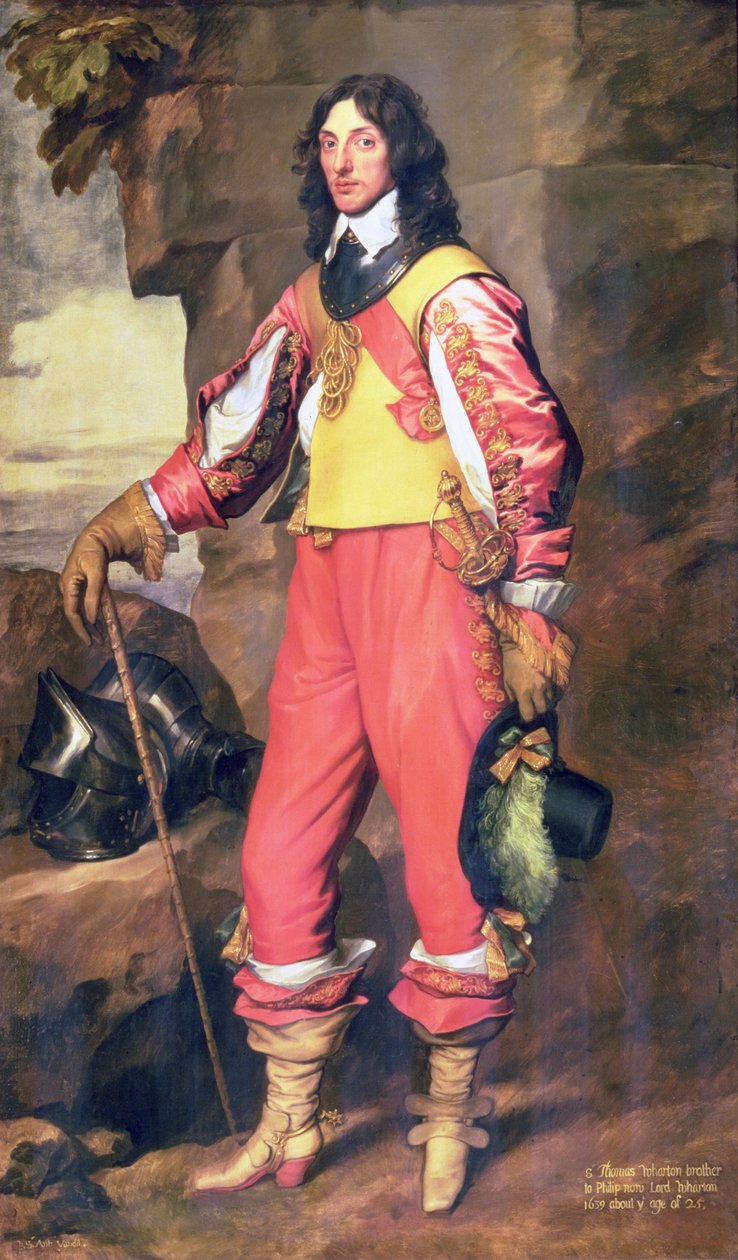 सर थॉमस व्हार्टन का चित्रण (1648-1715) द्वारा एंथोनी वैन डाइक