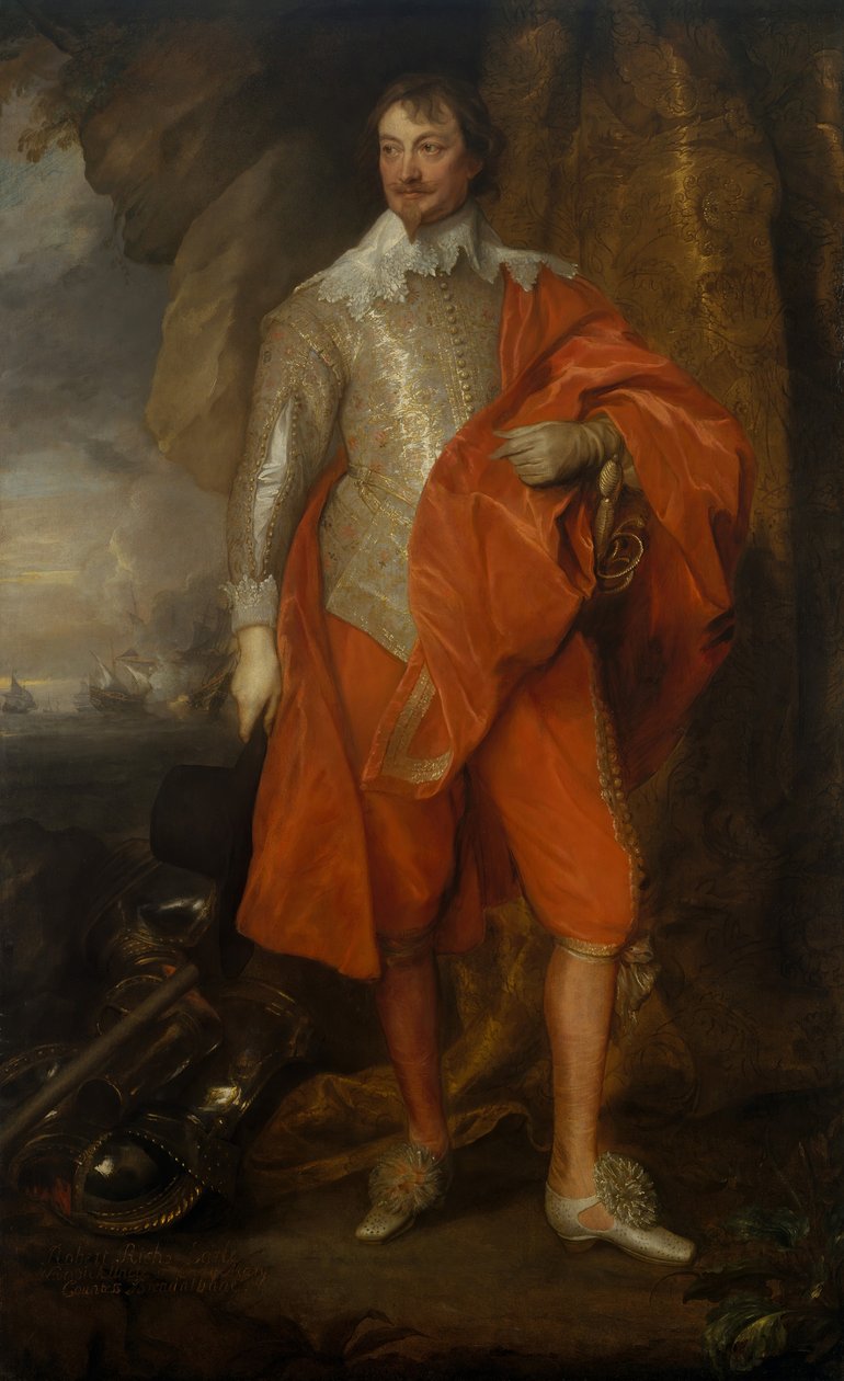 रॉबर्ट रिच 1587-1658, वारविक का दूसरा अर्ल, सीए। 1632-35। द्वारा एंथोनी वैन डाइक