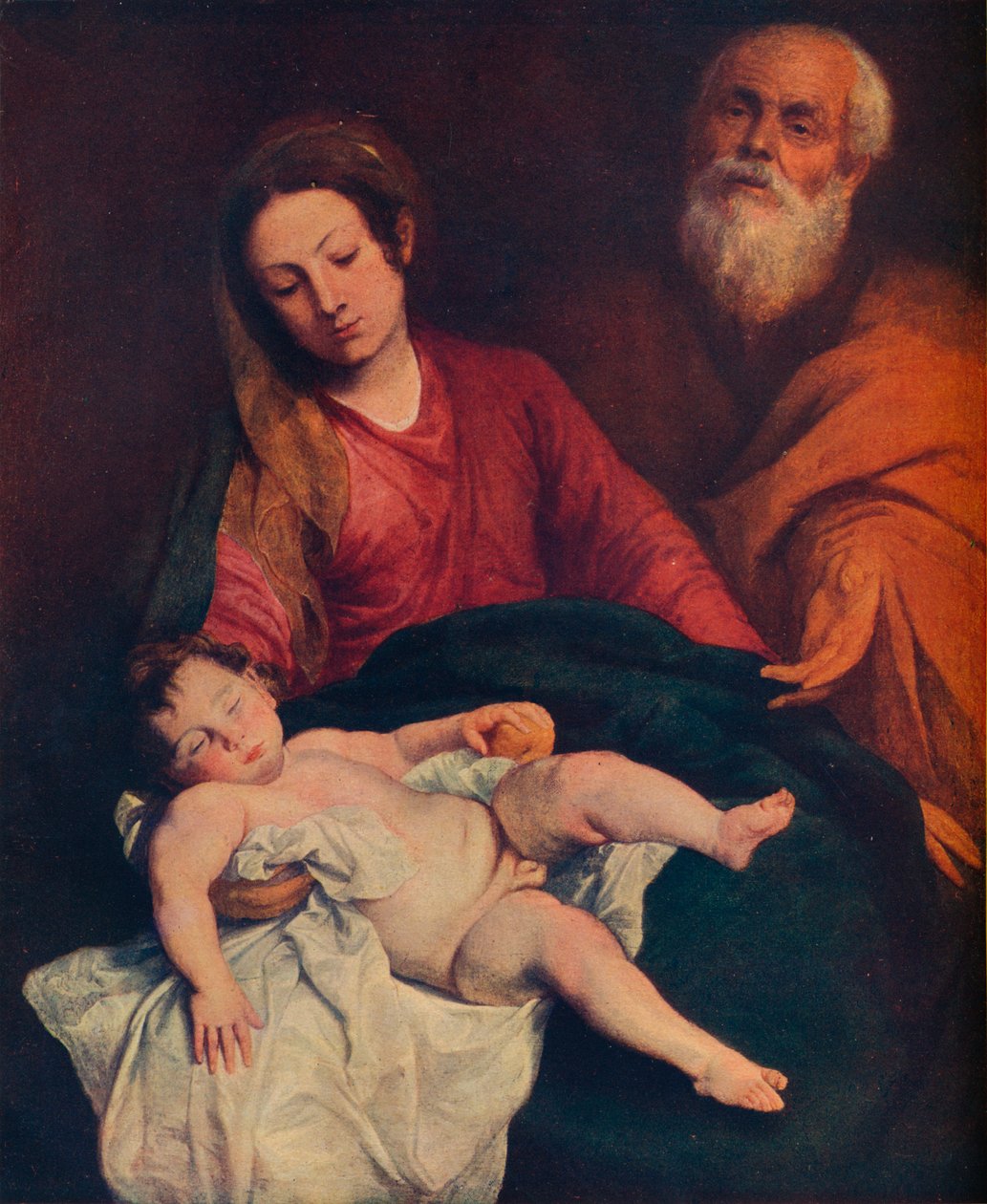 द होली फैमिली, c1624 द्वारा एंथोनी वैन डाइक