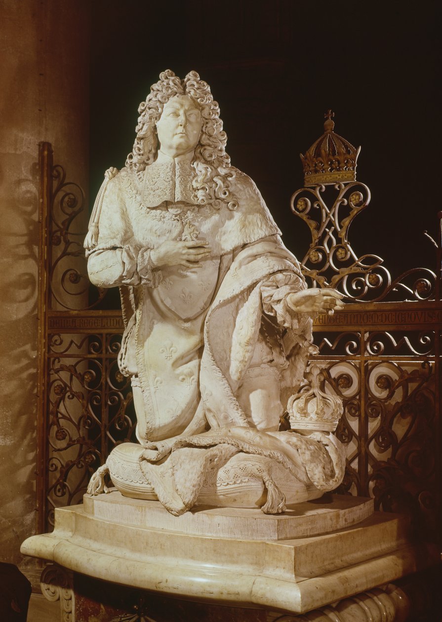 लुई XIII (1638-1715) 1715 (संगमरमर) का विस्तार लुई XIII (1601-43) द्वारा एंटोनी कॉयसेवॉक्स