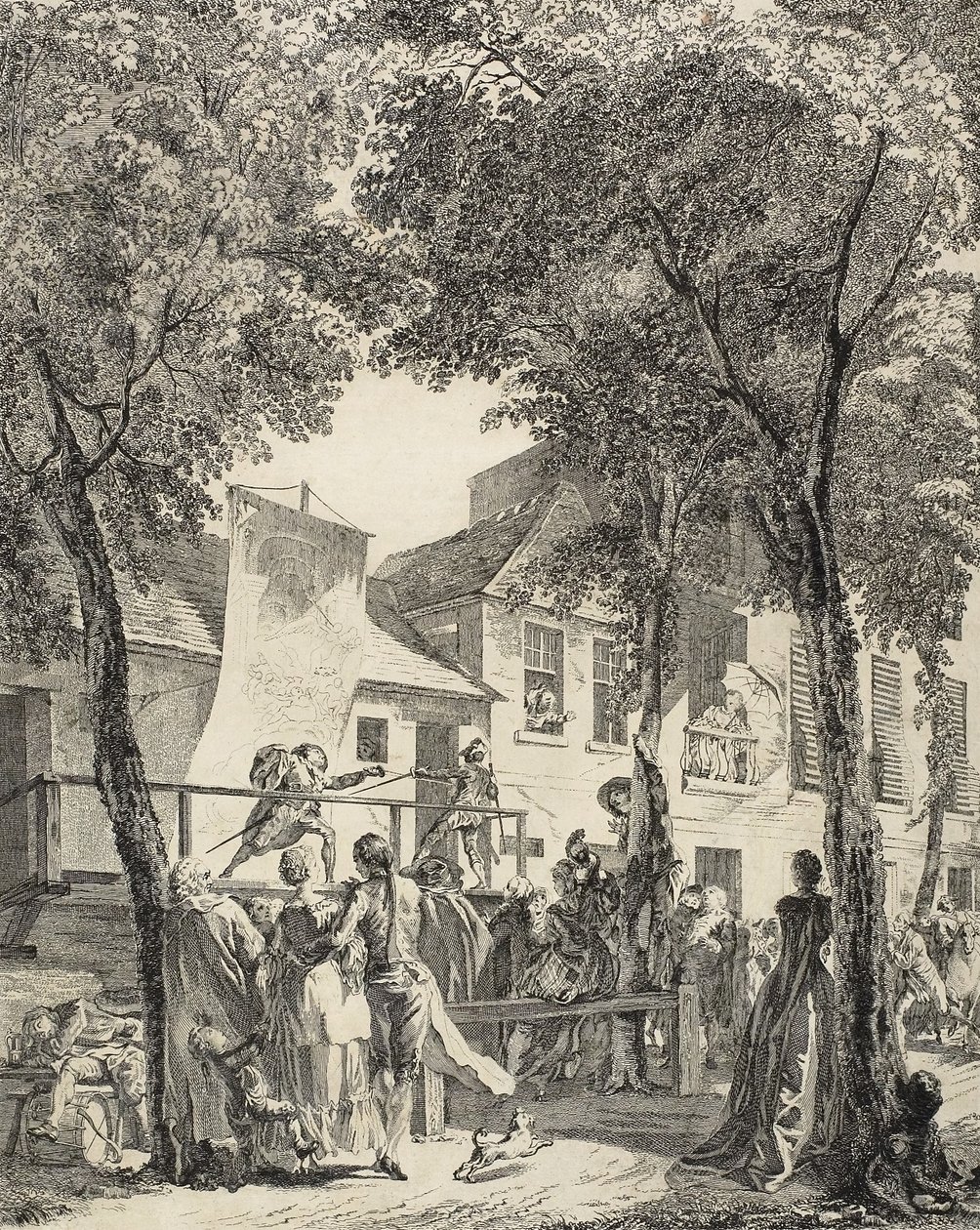 बुलेवार्ड पर परेड, 1760 द्वारा एंटोनी जीन डुक्लोस