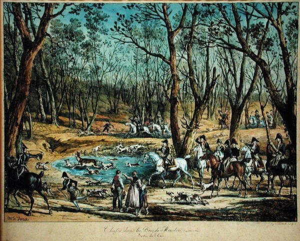 29 मार्च 1819 को मीडन में जंगल में शिकार द्वारा एंटोनी चार्ल्स होरेस वर्नेट