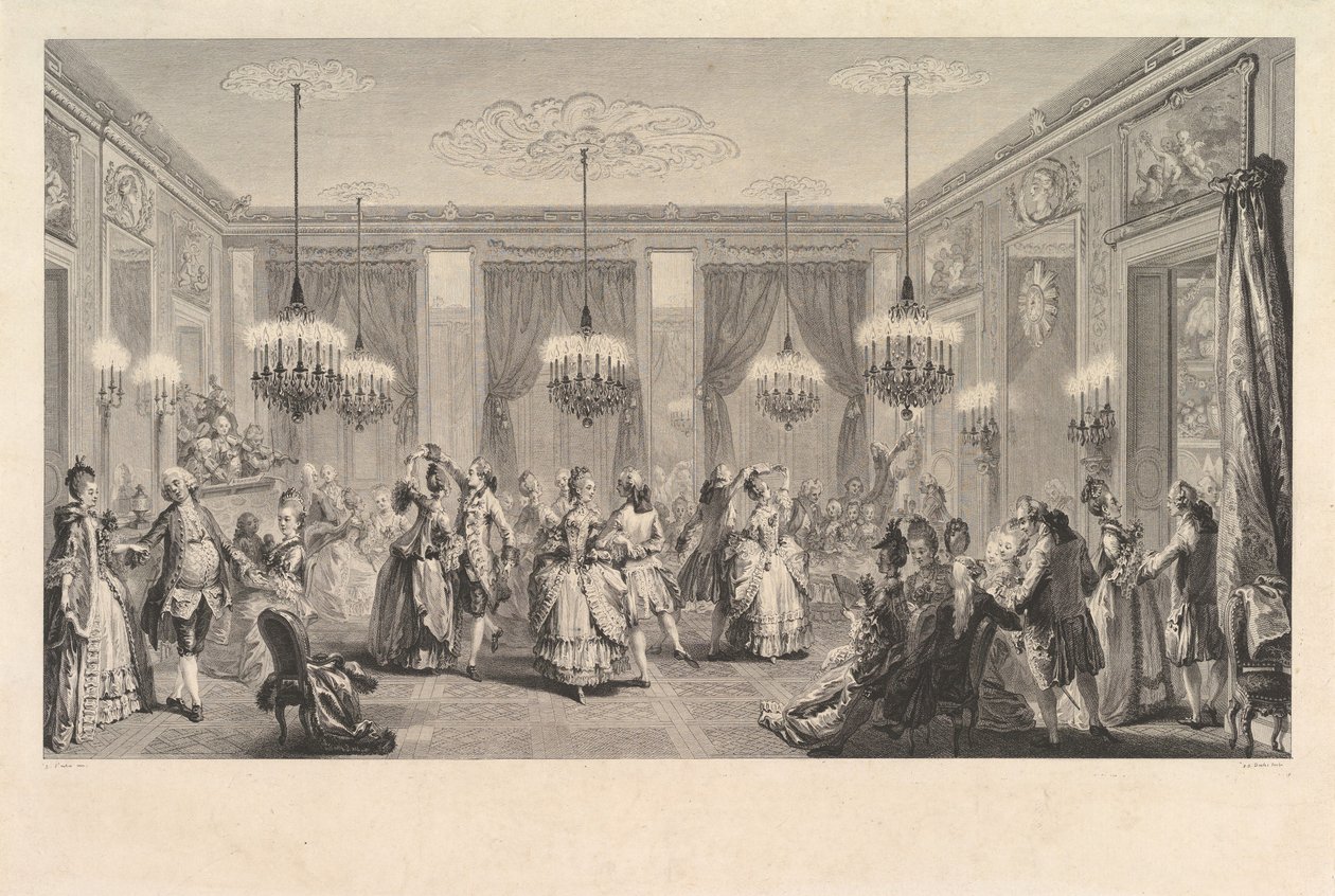 ले बाल पारे, 1774। द्वारा एंटोनी जीन डुक्लोस