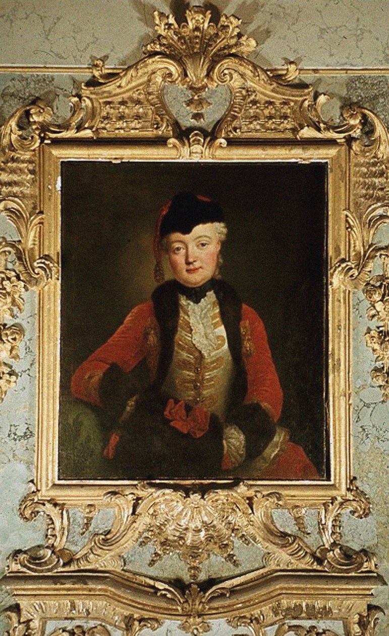 विल्हेल्मिन डोरोथे वॉन डेर मारविट्ज़ 1718-1787, c.1739 का चित्र द्वारा एंटोनी पेस्ने