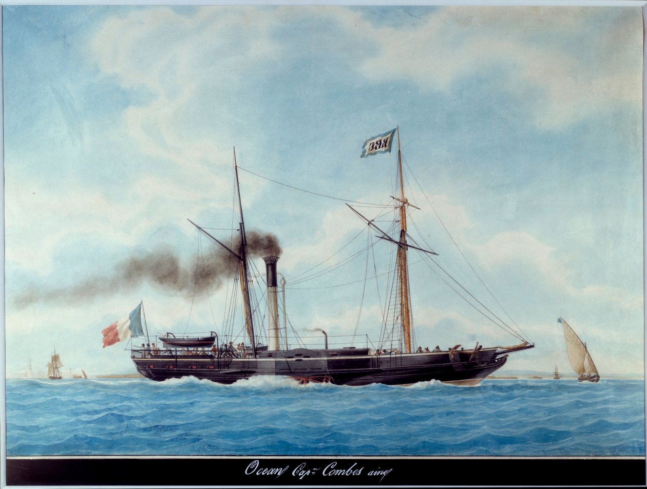एंटोनी रॉक्स (1765-1835) द्वारा 19वीं सदी के मार्सिले, म्यूज़ियम ऑफ़ मरीन द्वारा एंटोनी रॉक्स