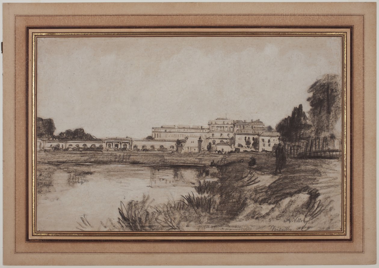 वर्साय, 1800 का दृश्य। द्वारा एंटोनी वोलोन