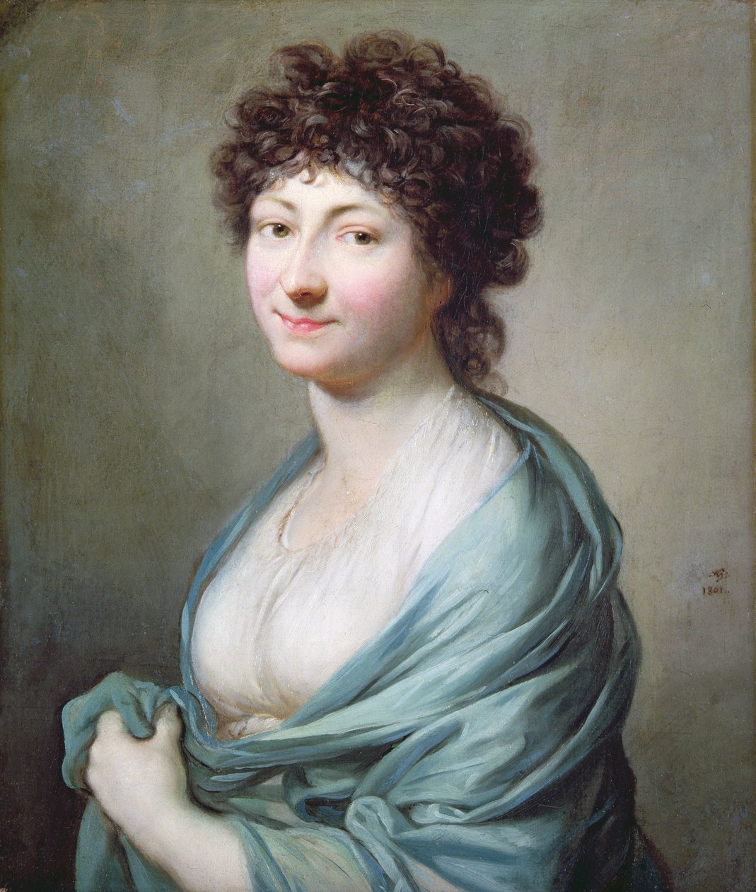 द बेटी: पोर्ट्रेट ऑफ कैरोलीन सुसैन ग्रेफ (b.1781), 1801 द्वारा एंटोन ग्रेफ