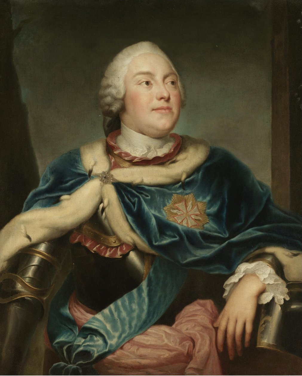 फ्रेडरिक क्रिश्चियन का पोर्ट्रेट, सैक्सोनी का चुनाव 1722-1763 द्वारा एंटोन राफेल मेंगस