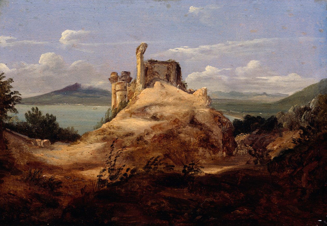 Castellammare di Stabia . में महल द्वारा एंटोन सिमिनक पितलू
