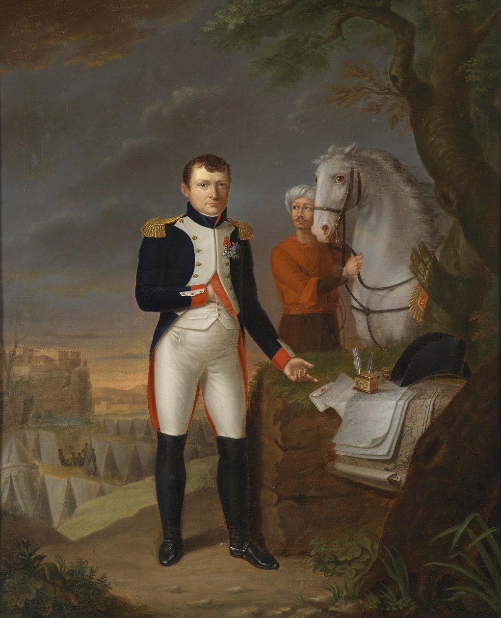 Ebelsberg, 3.-4 की लड़ाई के बाद रात को नेपोलियन। मई 1809 द्वारा एंटोनी जान ब्लैंक
