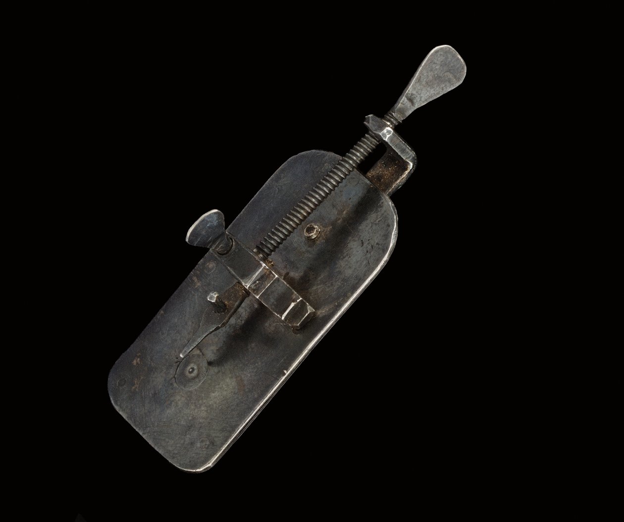 माइक्रोस्कोप, c.1690 (चांदी और कांच) (1121456-60 भी देखें) द्वारा एंटोनी वैन लीउवेनहोक