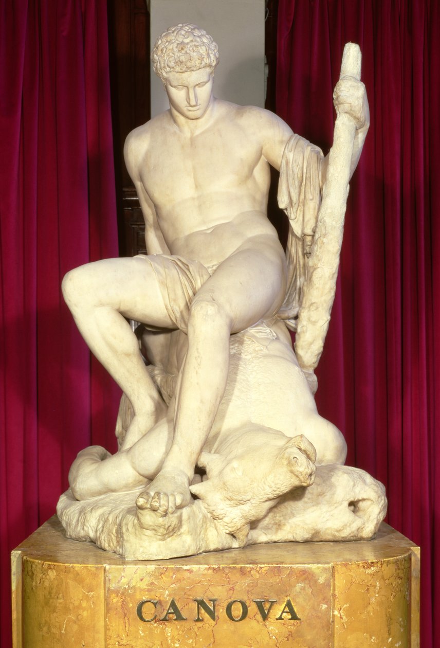 इनुस और मिनोटौर, 1782 (संगमरमर) द्वारा एंटोनियो कैनोवा