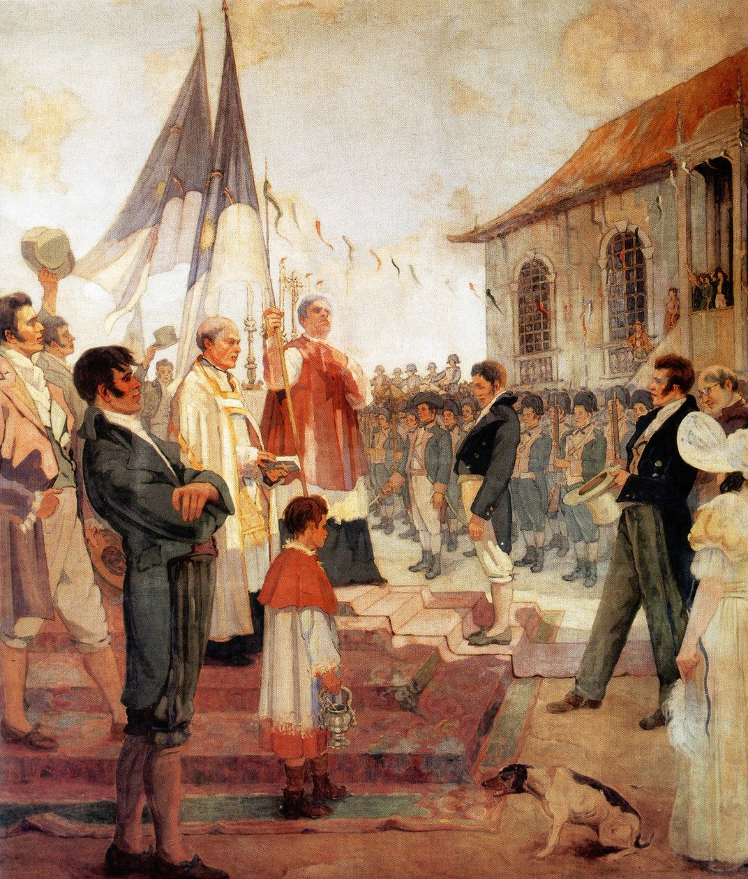 1817 की क्रांति के झंडे का बेनकाओ द्वारा एंटोनियो पेरेइरास