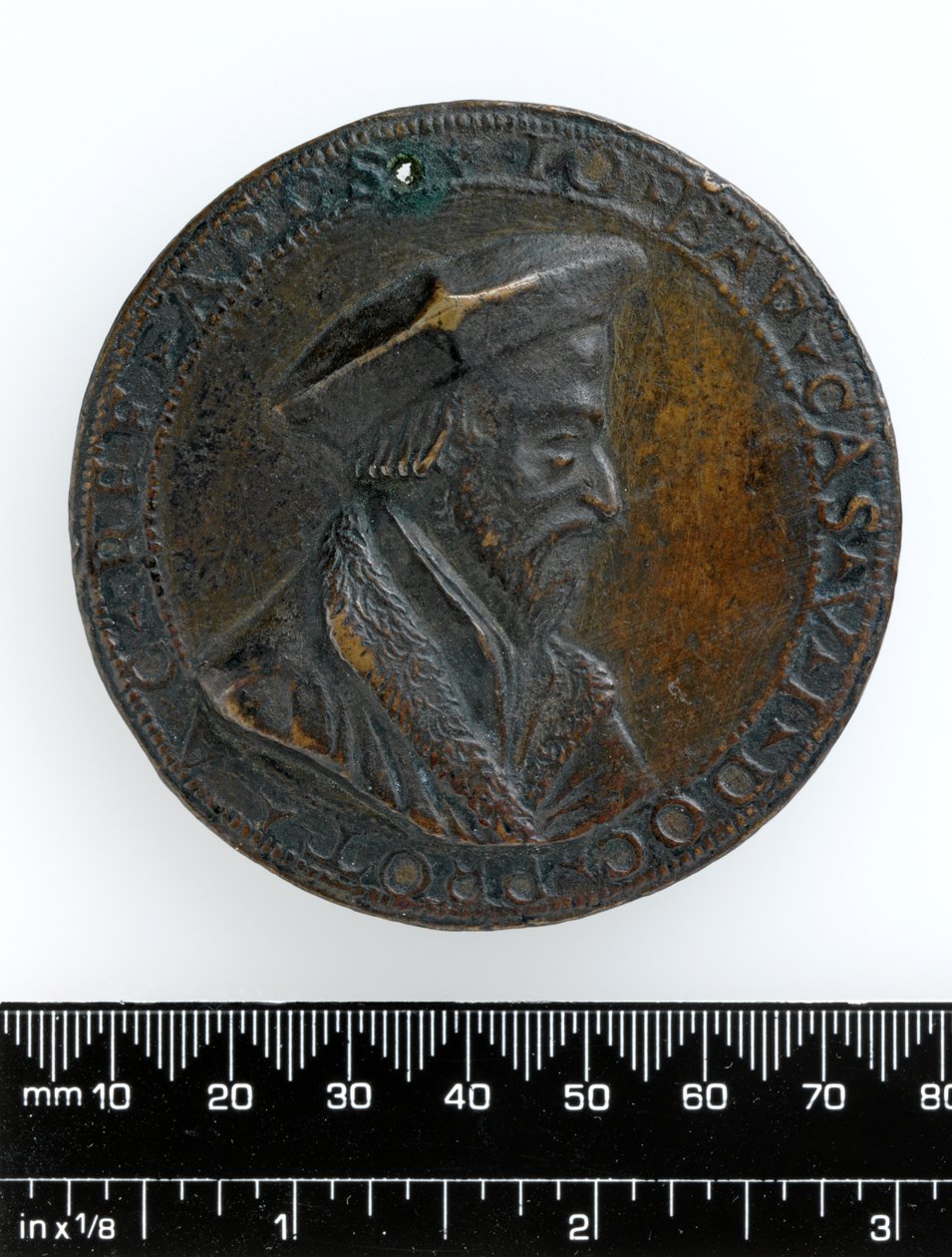 बिशप जियोवानी बतिस्ता कैसालियो के कास्ट मेडल, c.1526 (कांस्य) द्वारा एंटोनियो विसेंटिनो