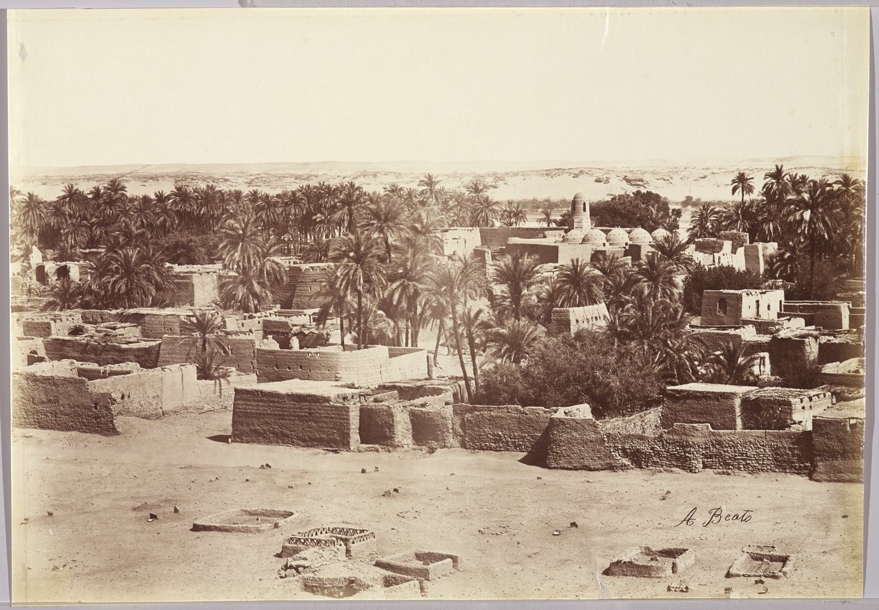 डेर, नूबिया की राजधानी द्वारा एंटोनियो बीटो
