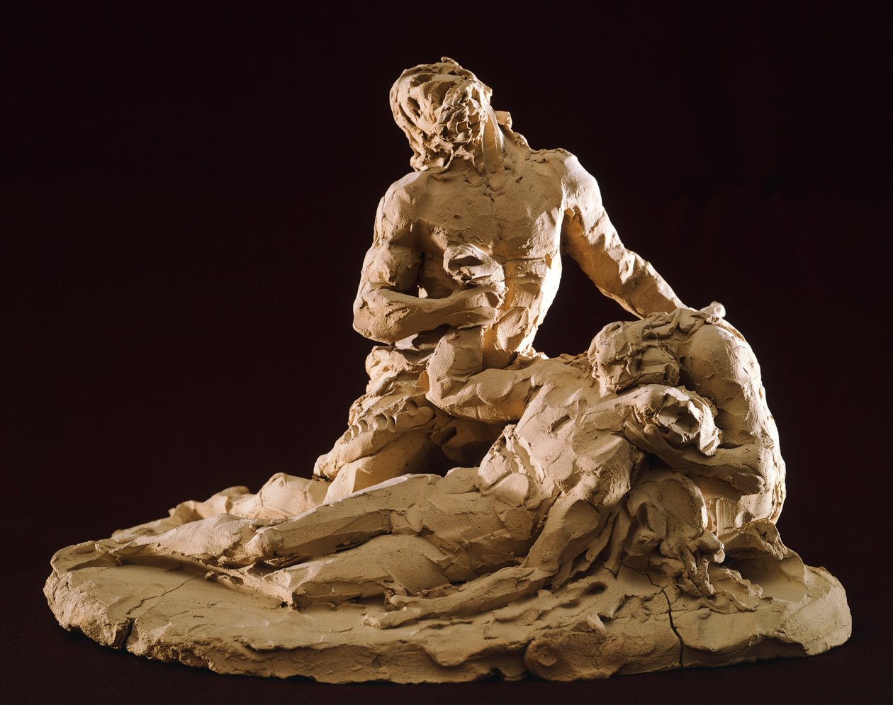 एंटोनियो कैनोवा (1757-1822) द्वारा क्राइस्ट का विलाप, मिट्टी में मॉडल, विवरण द्वारा एंटोनियो कैनोवा