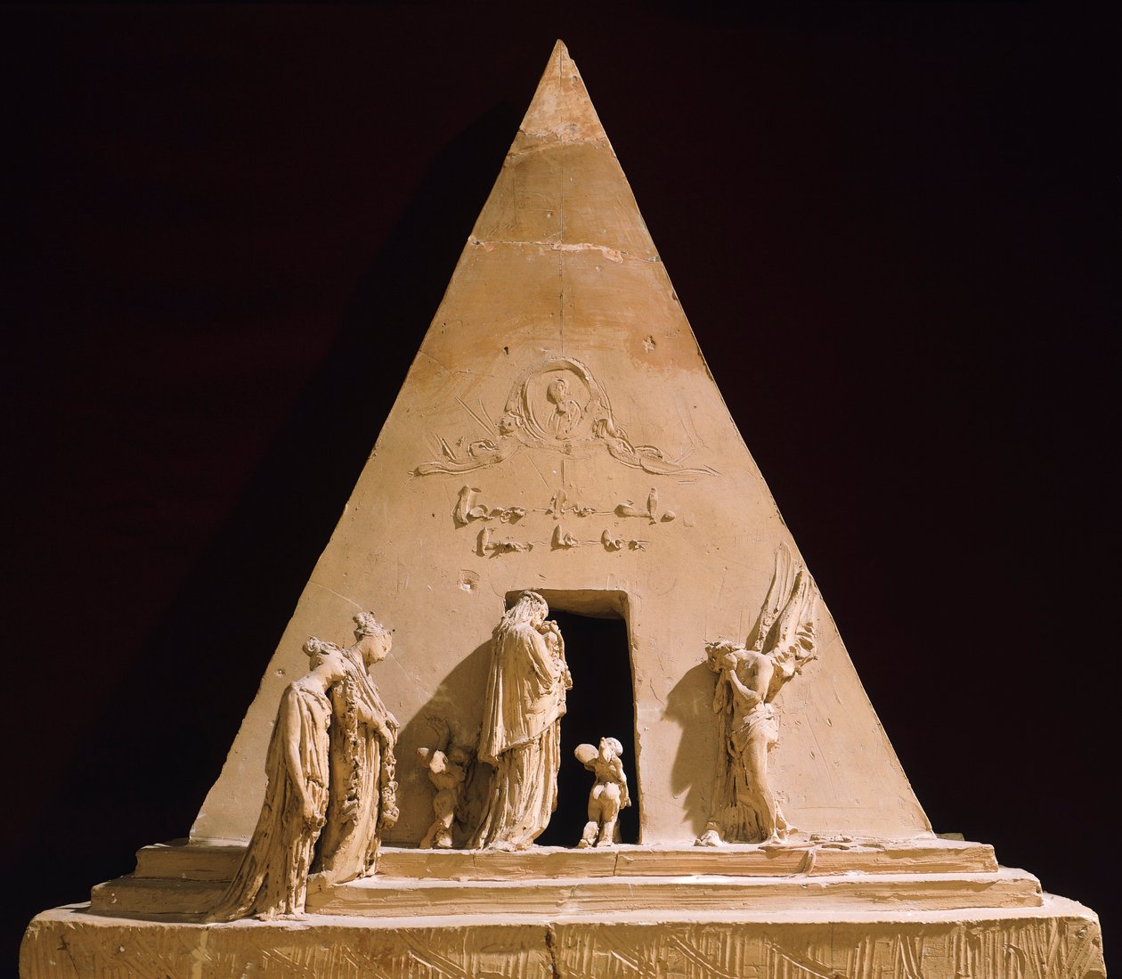 एंटोनियो कैनोवा (1757-1822), टेराकोटा मॉडल द्वारा टिटियन को स्मारक द्वारा एंटोनियो कैनोवा