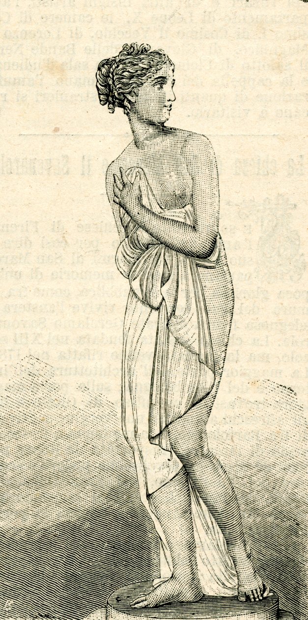 वीनस इटालिका, एंटोनियो कैनोवा (1757-1822), गैलेरिया पैलेटिना, फ्लोरेंस, टस्कनी, इटली द्वारा द्वारा एंटोनियो कैनोवा