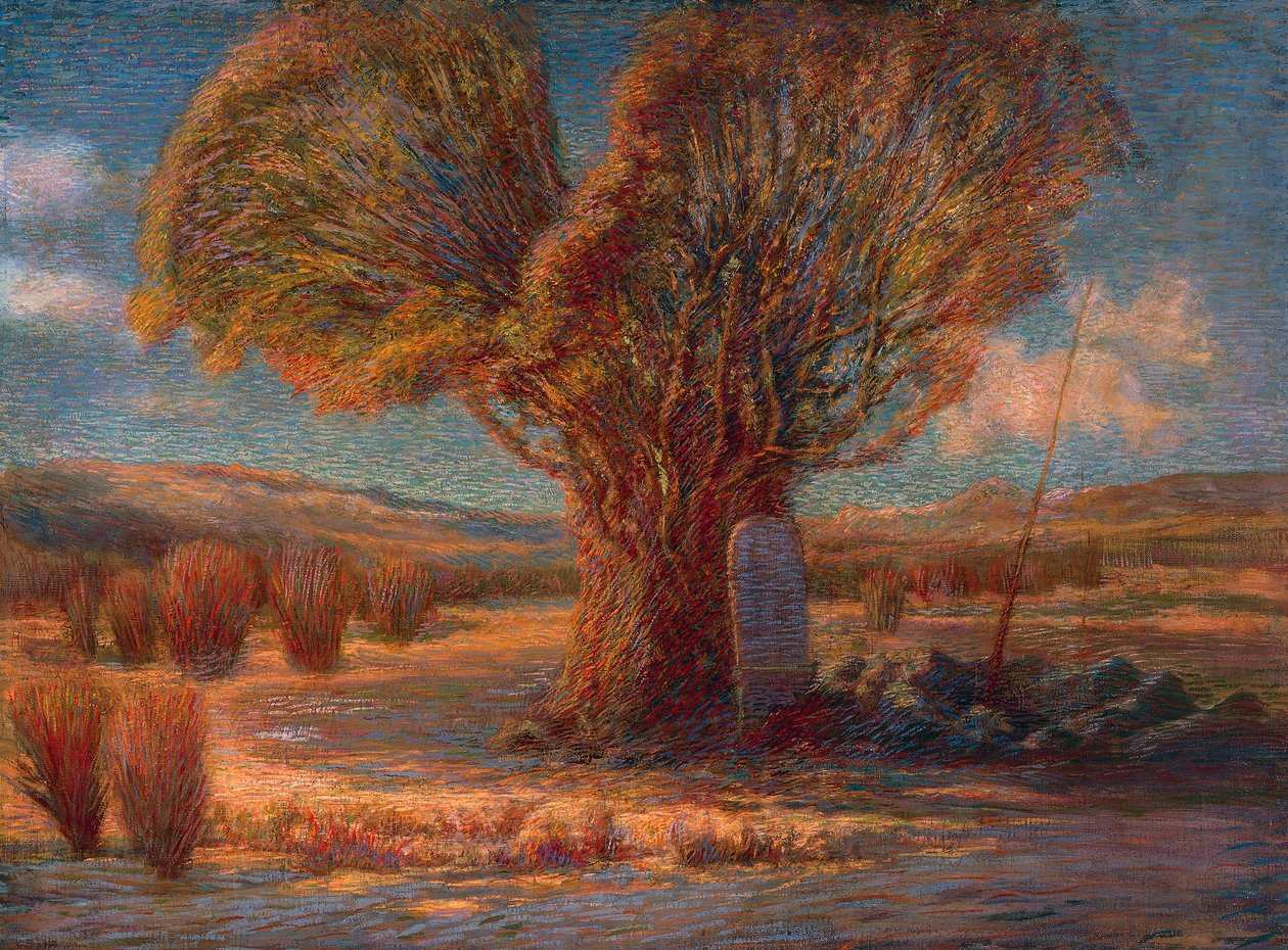 Caprera (पाइन), एंटोनियो Pasinetti (1863-1940) द्वारा, कैनवास पर तेल, 70x95 सेमी। इटली, 20 वीं शताब्दी। द्वारा एंटोनियो पासिनेट्टी