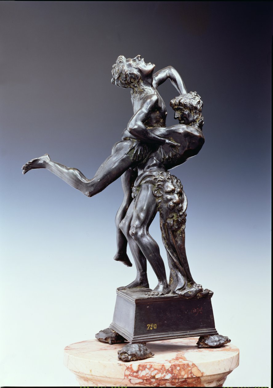 हरक्यूलिस और अन्तेअस, c.1475-80 (कांस्य) (79921 भी देखें) द्वारा एंटोनियो पोलायोलो