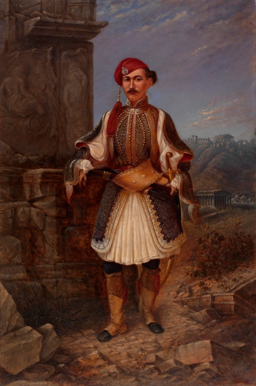 रूसी आदमी - सेंट। पीटर्सबर्ग, सीए। 1893. द्वारा एंटोनियो ज़ेनो शिंडलर