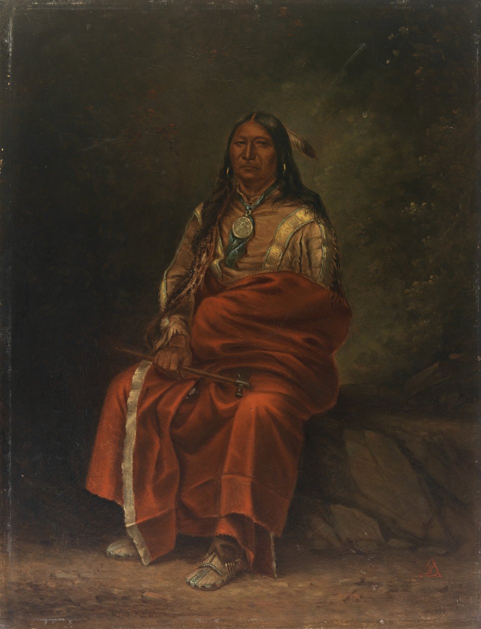 चित्तीदार पूंछ, सीए। 1887. द्वारा एंटोनियो ज़ेनो शिंडलर