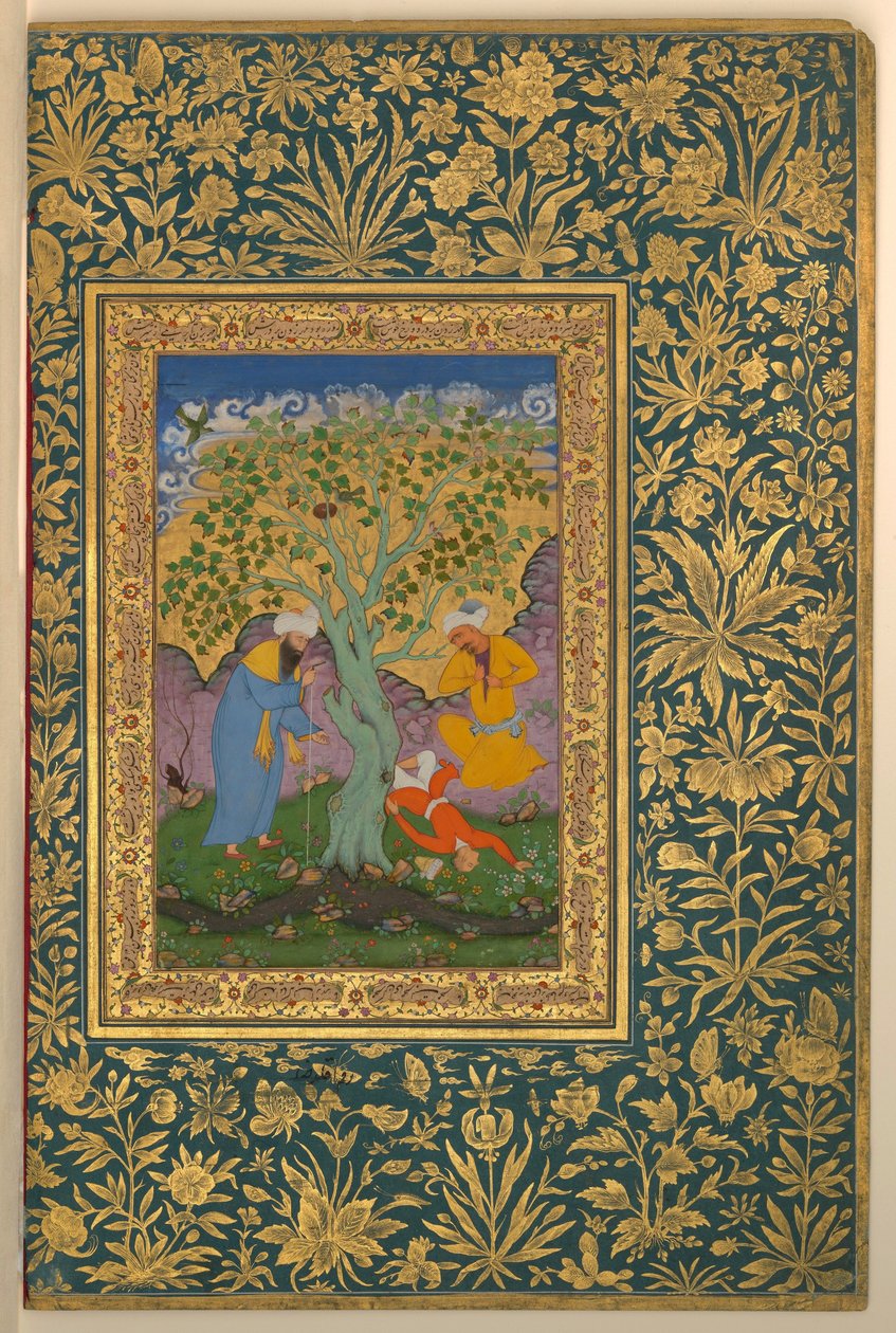 अका रिज़ा, ए यूथ फॉलन फ्रॉम ए ट्री, फोलियो से शाहजहाँ एल्बम द्वारा अका रिज़ा