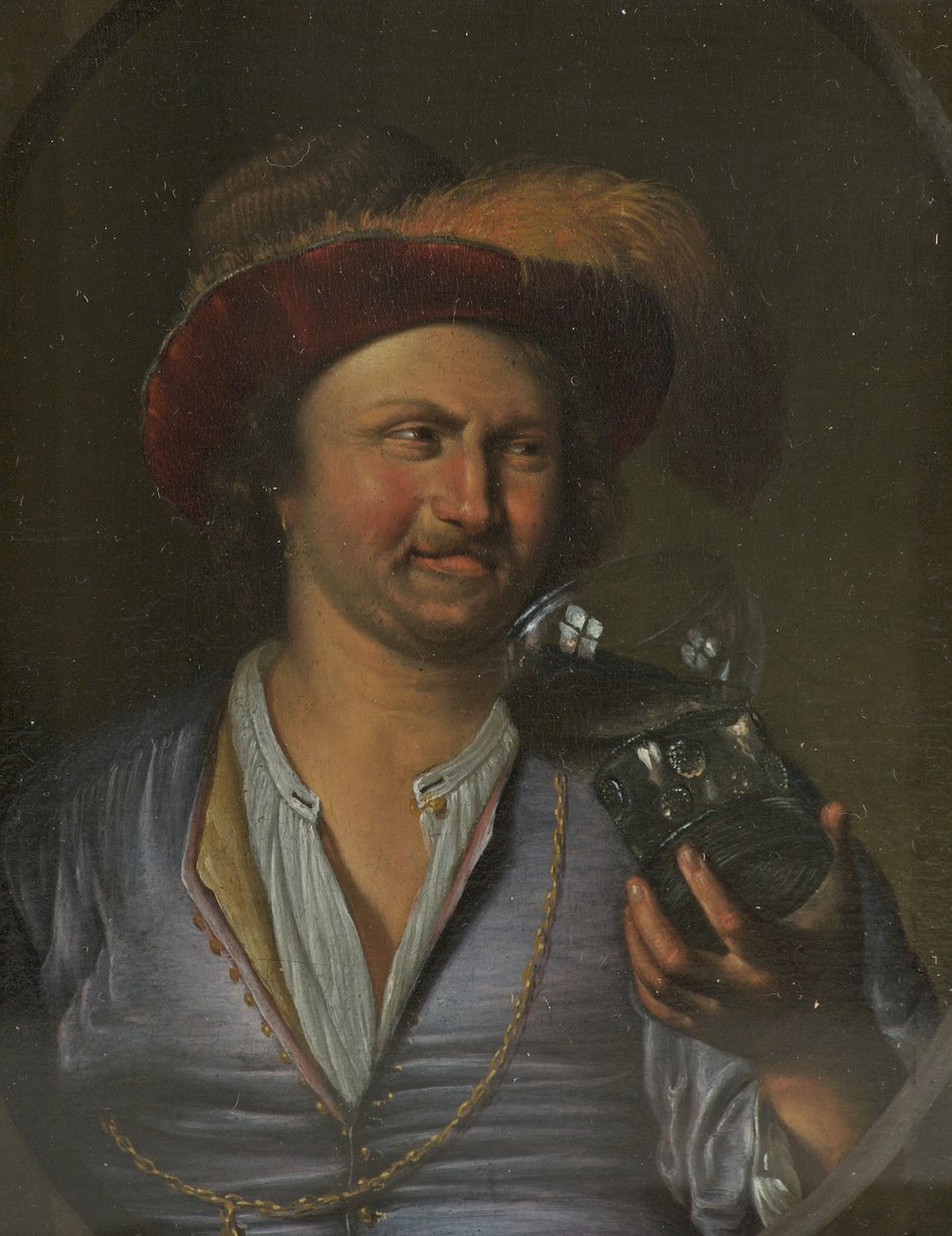 पोर्ट्रेट ऑफ़ ए मैन, c.1672-74 द्वारा आरिया दे वोइस