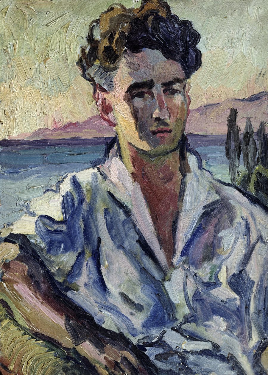 Iosif Utkin, 1931 (कारबोर्ड पर तेल) द्वारा अरिस्तारख वासिलिविक लेंटुलोव