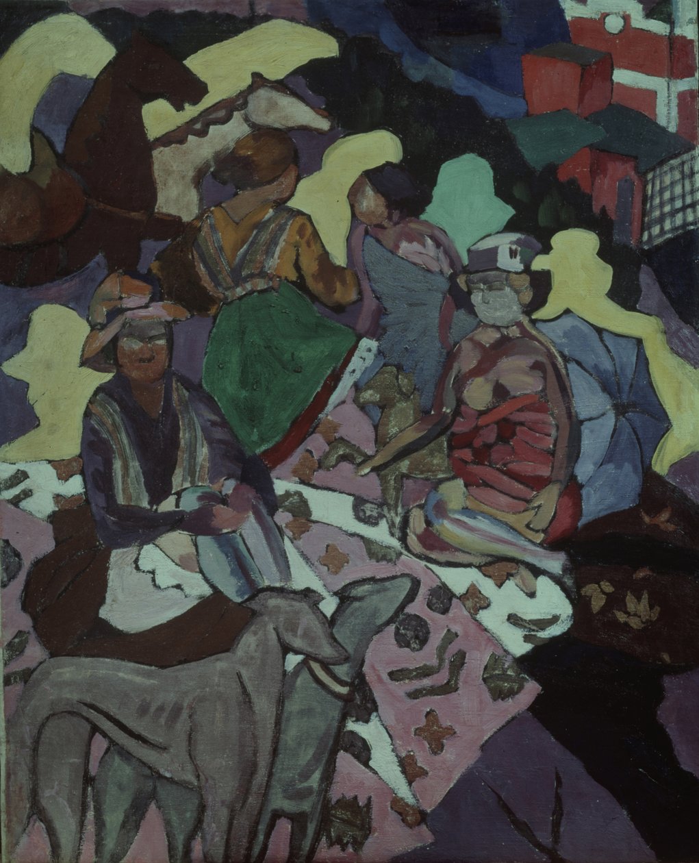समुद्रतट पर, 1915-1916 द्वारा अरिस्तारख वासिलिविक लेंटुलोव