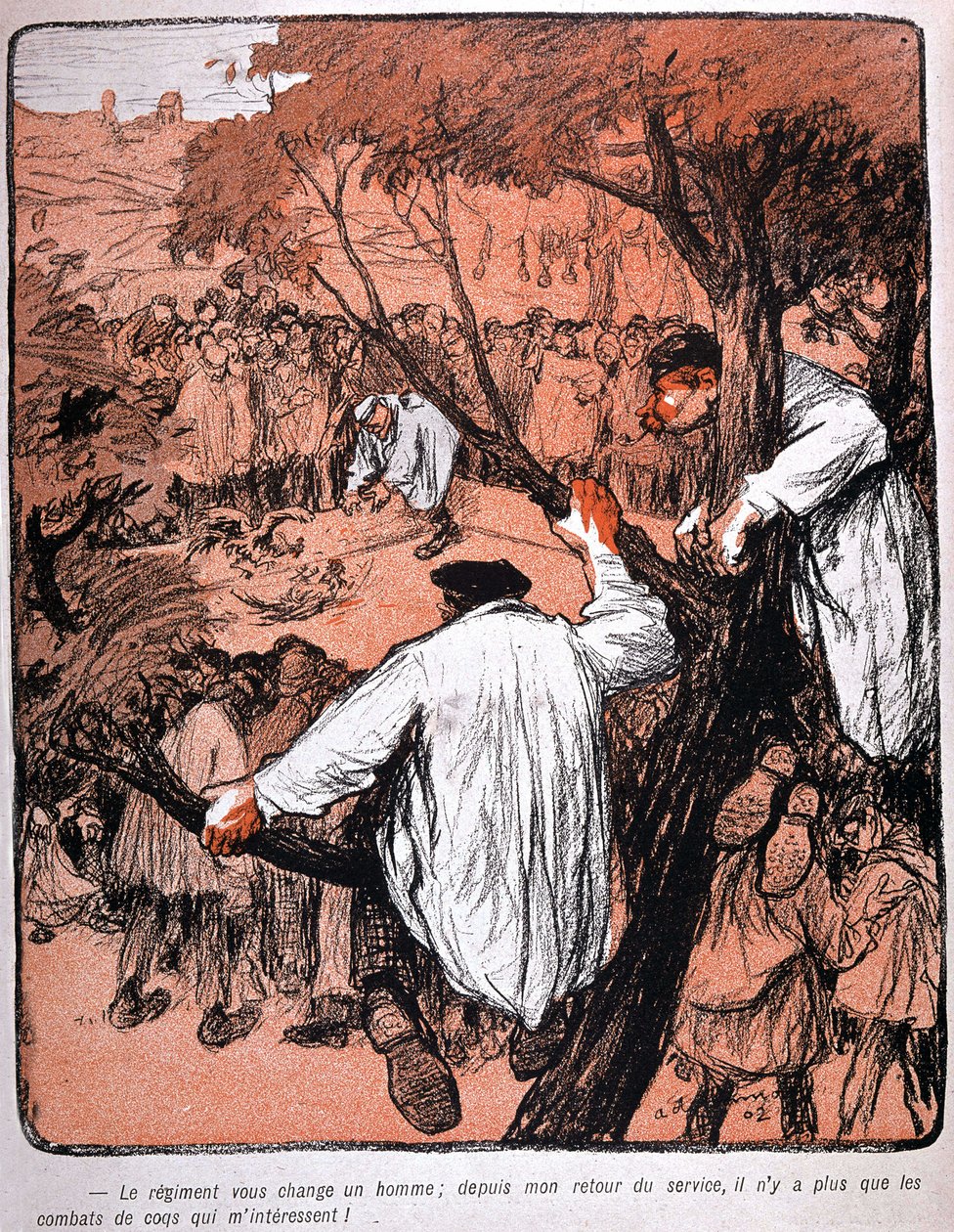 डेलानॉय द्वारा उत्तरी फ़्रांस में कॉकटेल लड़ाई - "" L'plate au Beurre"" n°134, du 24/10/1903 में द्वारा एरिस्टाइड डेलानॉय