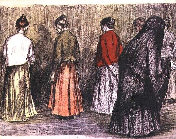 'L'Assiette Au Beurre', पब से तपस्या। जुलाई 1902 (उत्कीर्णन) द्वारा एरिस्टाइड डेलानॉय