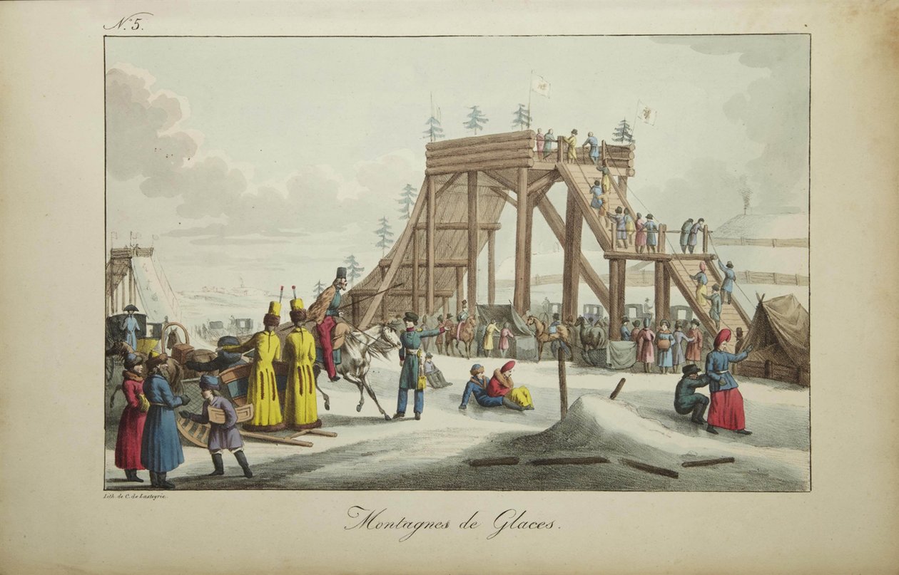 रूसी आइस माउंटेन, 1817 द्वारा आर्मंड गुस्ताव हेबिगेंट