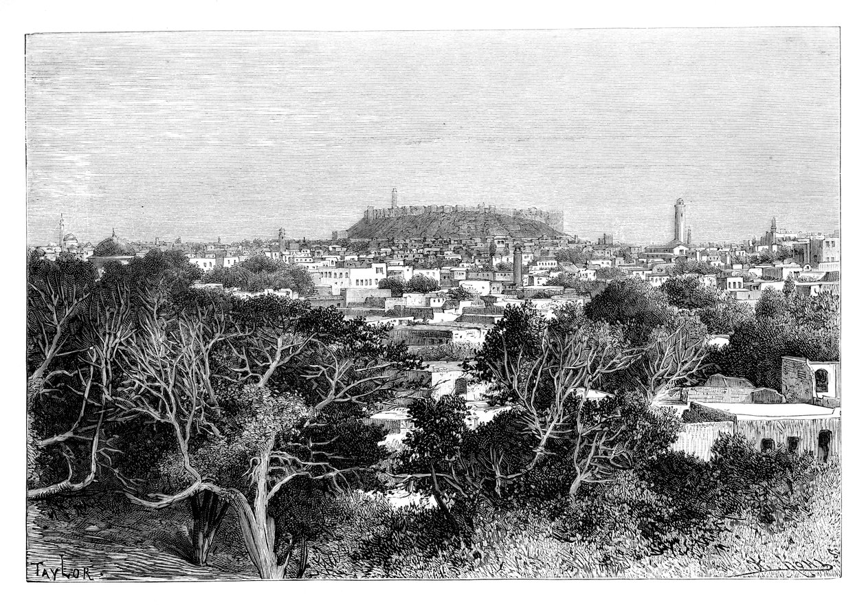 अलेप्पो, सीरिया, 1895। द्वारा अरमानंद कोहल