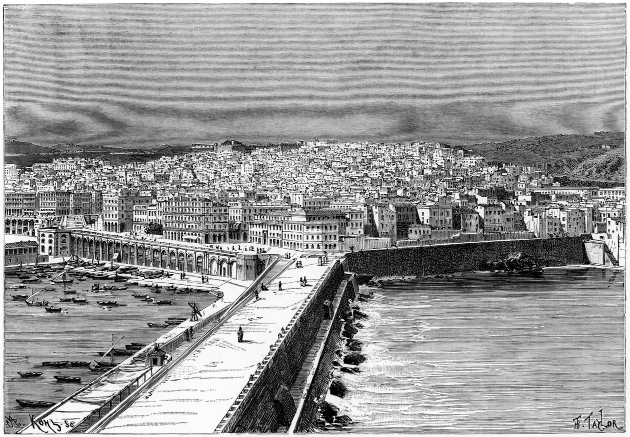 अल्जीयर्स, अल्जीरिया, c1890। द्वारा अरमानंद कोहल