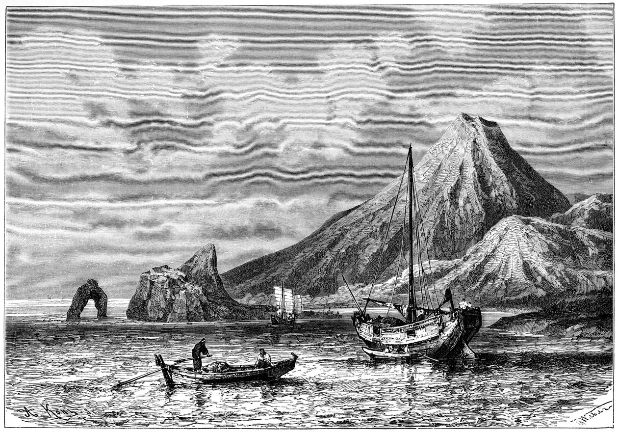 केप हॉर्नर, जापान, 1895। द्वारा अरमानंद कोहल