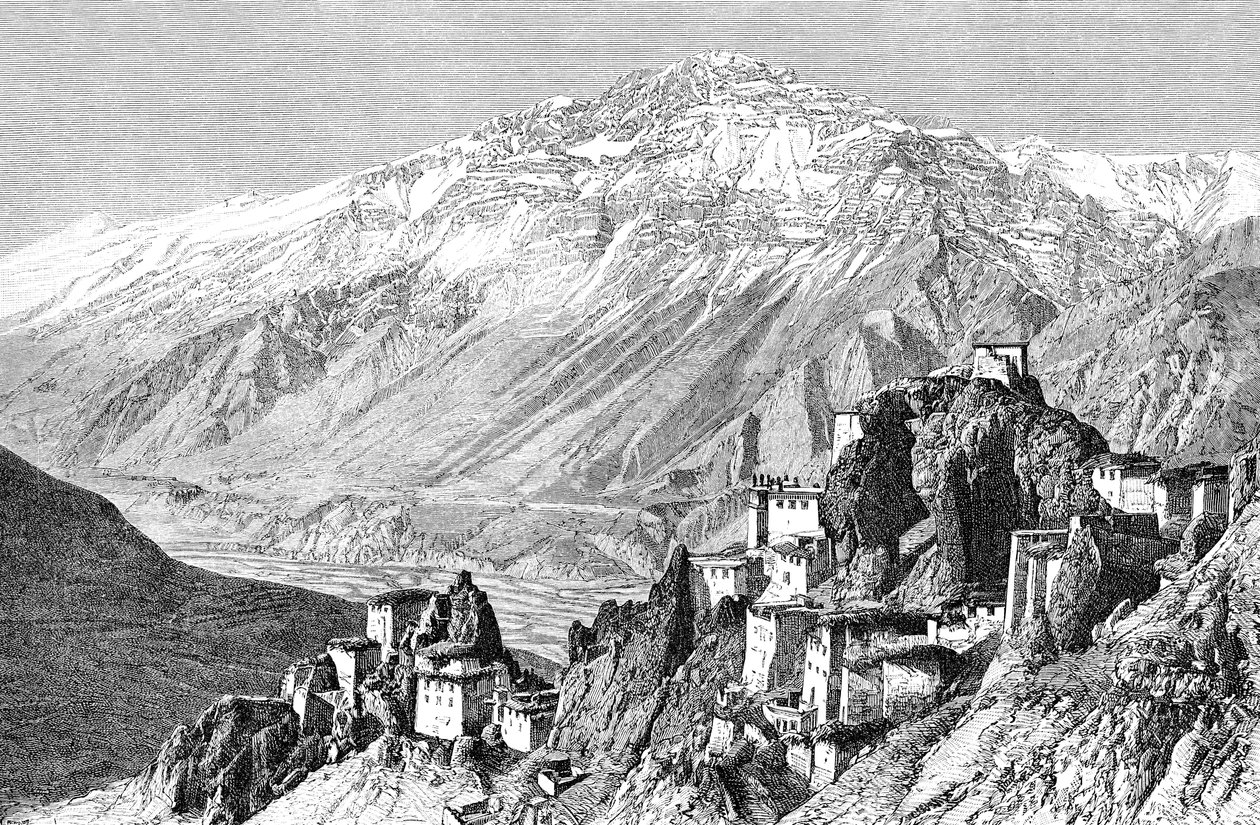 Dankar, Lahul and Spiti, India, 1895. द्वारा अरमानंद कोहल