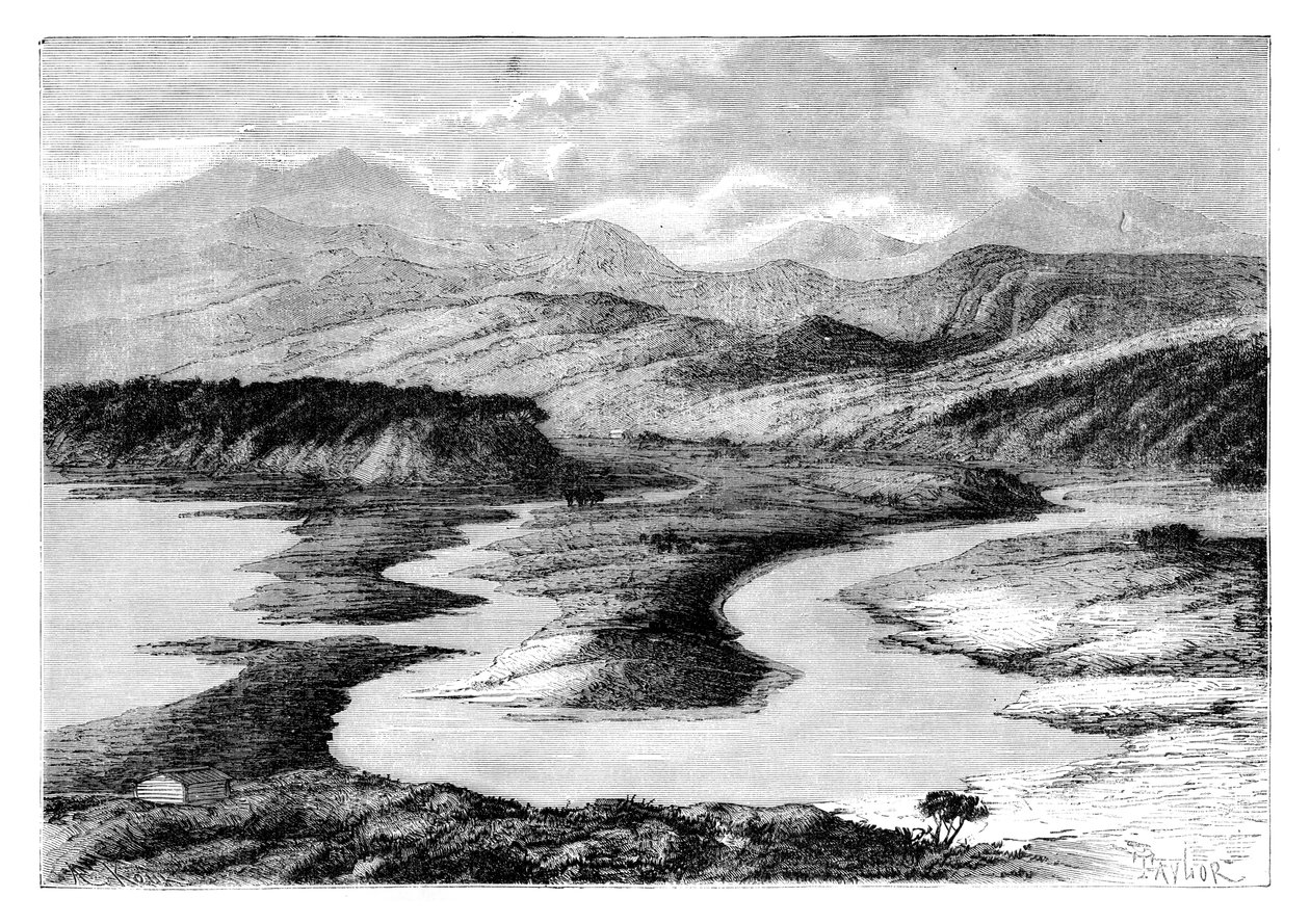 द सैक वैली, सखालिन, रूस, 1895। द्वारा अरमानंद कोहल