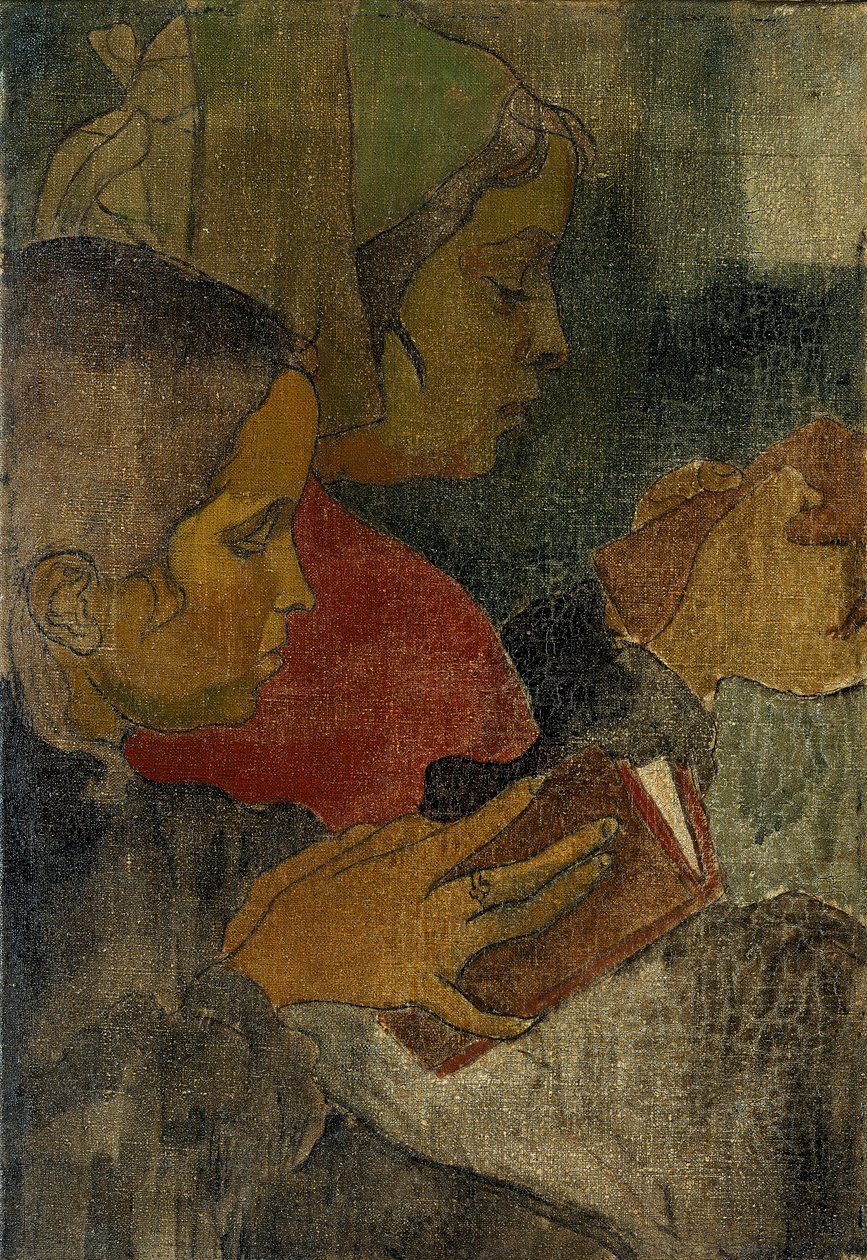 'बड़े पैमाने पर ब्रेटन किसान महिलाएं', 1890s द्वारा आर्मंड सेगिन