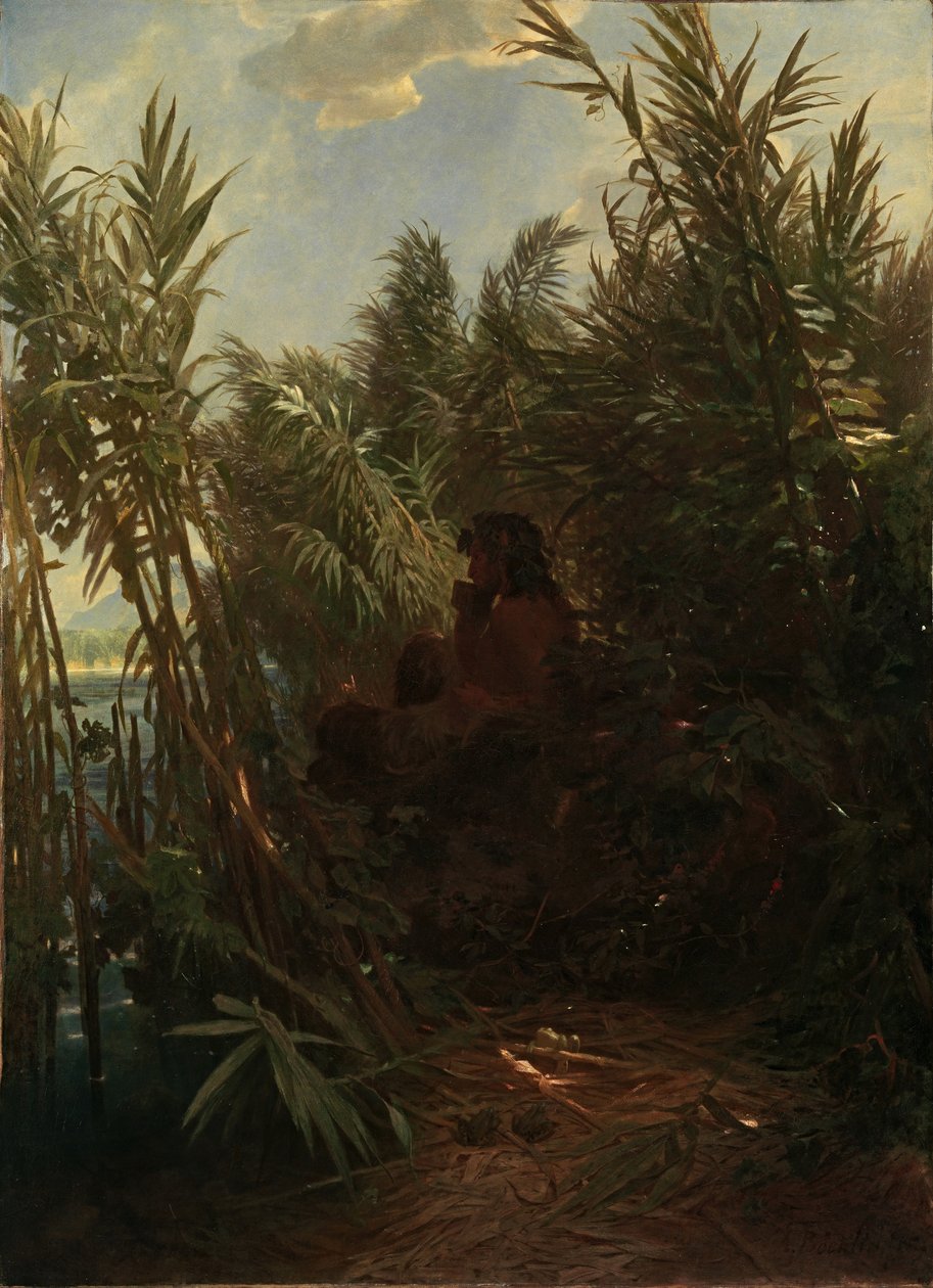 रीड इन द रीड, 1856-1857। द्वारा अर्नोल्ड बोक्लिन