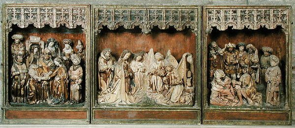 अल्टारपीस, कल्कर, लोअर राइन, c.1483 (पॉलीक्रोम वुड) से द्वारा अरंट वॉन ज्वॉले